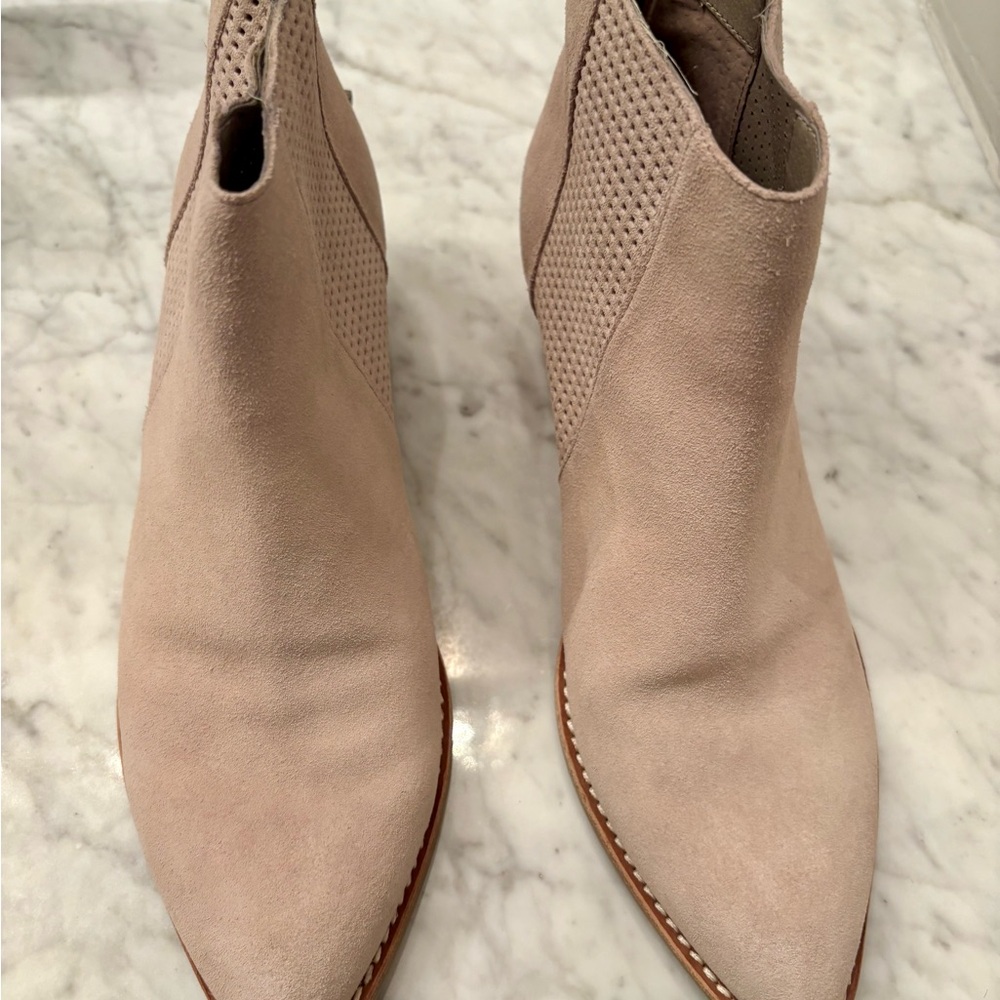 Dolce Vita Taupe Ankle Booties